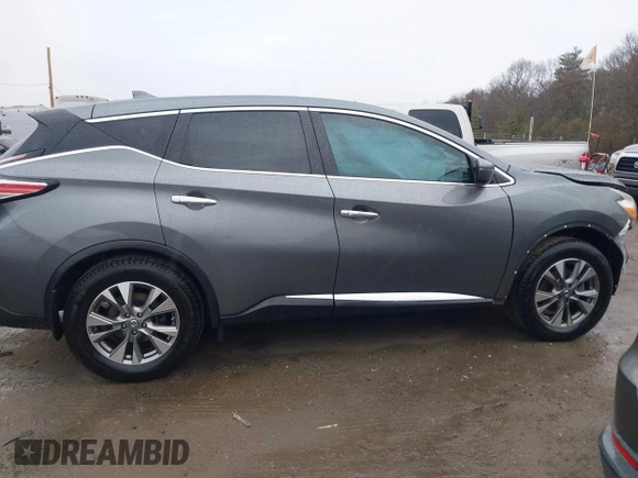2017 Nissan Murano SL with VIN 5N1AZ2MH0HN186722, listed as a IAAI auction lot 41857991 with 52,845 mi miles and . Bid and sale history available at DreamBid. Image 13.