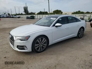 2020 Audi A6 Premium with VIN WAUD8AF25LN064483, listed as a Copart auction lot 76280844 with 14,659 mi miles and Salvage Title. Bid and sale history available at carsss.com. Image 1.