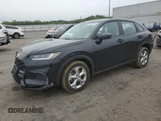 2024 Honda HR-V LX with VIN 3CZRZ2H3XRM703066, listed as a Copart auction lot 61025375 with 27,734 mi miles and Salvage title. Bid and sale history available at DreamBid. Image 1.