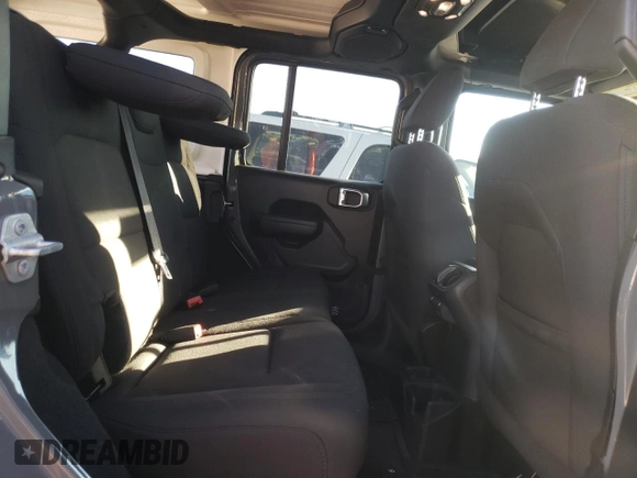 2022 Jeep Wrangler Unlimited Willys with VIN 1C4HJXDN2NW273413, listed as a Copart auction lot 75307094 with 28,091 mi miles and Salvage Title. Bid and sale history available at DreamBid. Image 10.