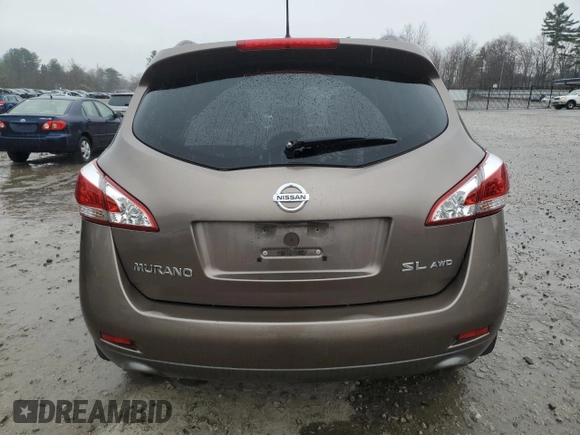 2014 Nissan Murano LE with VIN JN8AZ1MWXEW512498, listed as a Copart auction lot 82495964 with 132,601 mi miles and Clean Title. Bid and sale history available at carsss.com. Image 6.