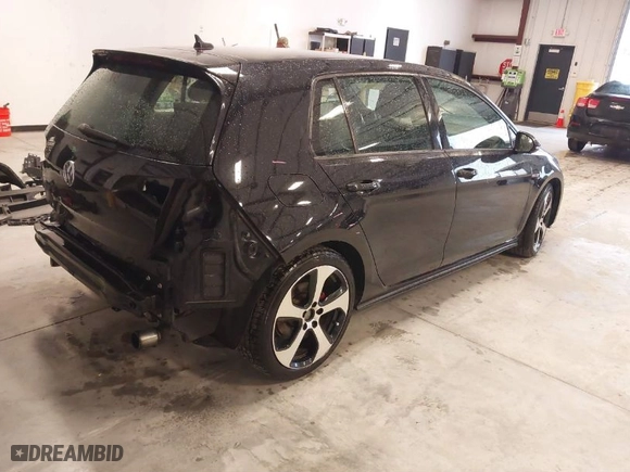 2016 Volkswagen Golf GTI SE with VIN 3VW4T7AU6GM070092, listed as a IAAI auction lot 41677145 with 125,387 mi miles. Bid and sale history available at carsss.com. Image 4.