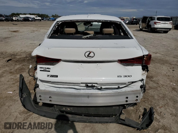 2018 Lexus IS 300 with VIN JTHBA1D27J5082206, listed as a Copart auction lot 52664685 with 41,534 mi miles and Salvage title. Bid and sale history available at DreamBid. Image 6.