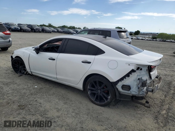 2017 Mazda 6 Grand Touring with VIN JM1GL1W51H1130289, listed as a Copart auction lot 52769205 with 82,155 mi miles and Salvage Title. Bid and sale history available at carsss.com. Image 2.