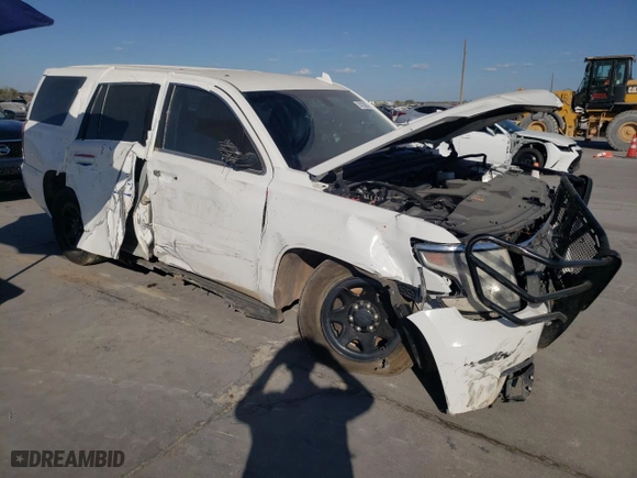 2017 Chevrolet Tahoe Commercial with VIN 1GNLCDEC1HR217988, listed as a Copart auction lot 77778574 with 0 mi miles and Salvage Title. Bid and sale history available at carsss.com. Image 4.