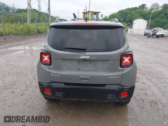 2020 Jeep Renegade Sport with VIN ZACNJBAB1LPL94733, listed as a IAAI auction lot 42310383 with 63,653 mi miles and . Bid and sale history available at DreamBid. Image 17.