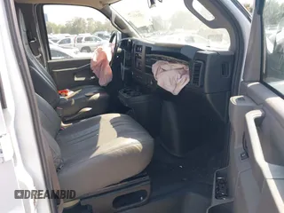 2023 Chevrolet Express Cargo with VIN 1GCWGAFP2P1100606, listed as a IAAI auction lot 42450171 with 34,000 mi miles and . Bid and sale history available at DreamBid. Image 5.