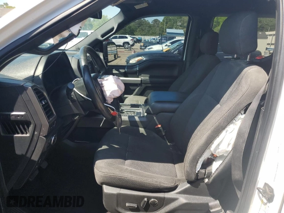 2018 Ford F-150 XL with VIN 1FTEW1CP2JFD48786, listed as a Copart auction lot 52201775 with 147,269 mi miles and Salvage Title. Bid and sale history available at carsss.com. Image 7.