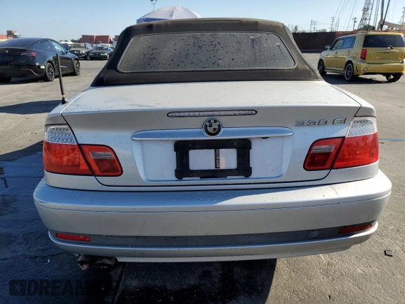 2005 BMW 3 Series 330Ci with VIN WBABW53485PL52340, listed as a Copart auction lot 70461414 with 123,269 mi miles and Salvage Title. Bid and sale history available at carsss.com. Image 6.