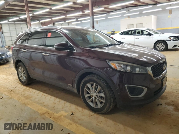 2018 Kia Sorento LX with VIN 5XYPGDA34JG415439, listed as a Copart auction lot 47935795 with 96,866 mi miles and Salvage Title. Bid and sale history available at carsss.com. Image 4.