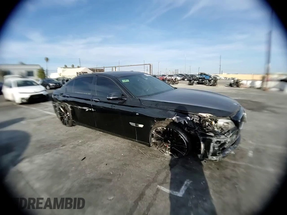 2014 BMW 7 Series 740Li with VIN WBAYE4C52ED137716, listed as a Copart auction lot 46108955 with 82,873 mi miles and Salvage Title. Bid and sale history available at carsss.com. Image 10.