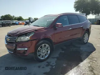 2015 Chevrolet Traverse LT z VIN 1GNKRGKDXFJ129770, wystawiony jako Copart lot #56785895 z przebiegiem 127 793 mil mil oraz Szkoda całkowita • Salvage title. Historia ofert i sprzedaży dostępna na DreamBid. Obrazek 1.