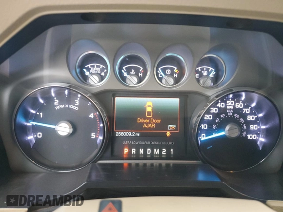 2012 Ford F-350 XL with VIN 1FT8W3DT8CEA79884, listed as a Copart auction lot 42597905 with 256,009 mi miles and Salvage Title. Bid and sale history available at DreamBid. Image 9.