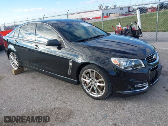 2015 Chevrolet SS with VIN 6G3F15RW9FL112284, listed as a IAAI auction lot 40749294 with 63,336 mi miles. Bid and sale history available at carsss.com. Image 1.