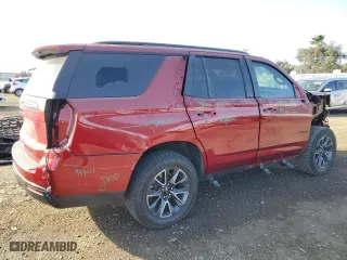 2021 Chevrolet Tahoe Z71 with VIN 1GNSKPKD9MR147082, listed as a Copart auction lot 87440514 with 52,667 mi miles and Salvage Title. Bid and sale history available at carsss.com. Image 3.