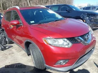2014 Nissan Rogue S with VIN 5N1AT2MV0EC757544, listed as a IAAI auction lot 41781847 with 1 mi miles. Bid and sale history available at carsss.com. Image 1.