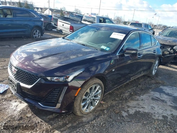 2021 Cadillac CT5 Premium Luxury with VIN 1G6DT5RW4M0145449, listed as a IAAI auction lot 41743360 with 18,109 mi miles. Bid and sale history available at carsss.com. Image 2.
