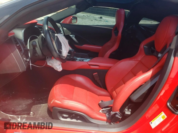 2016 Chevrolet Corvette Z06 3LZ with VIN 1G1YT2D6XG5603337, listed as a Copart auction lot 64940244 with 0 mi miles and Salvage Title. Bid and sale history available at carsss.com. Image 7.