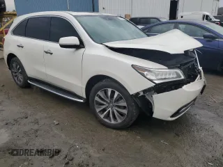 2016 Acura MDX w/Tech with VIN 5FRYD4H44GB054448, listed as a Copart auction lot 46647595 with 97,782 mi miles and Salvage Title. Bid and sale history available at carsss.com. Image 4.