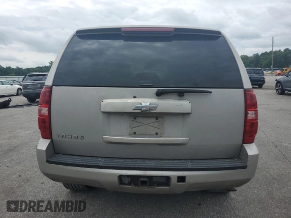 2007 Chevrolet Tahoe LT with VIN 1GNFK13097J102978, listed as a Copart auction lot 60197915 with Not provided miles and Salvage title. Bid and sale history available at DreamBid. Image 6.