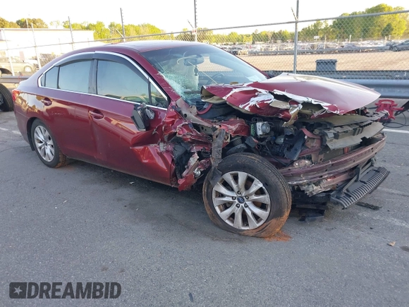 2015 Subaru Legacy Premium with VIN 4S3BNBE66F3033675, listed as a IAAI auction lot 41979035 with 136,591 mi miles and . Bid and sale history available at DreamBid. Image 1.