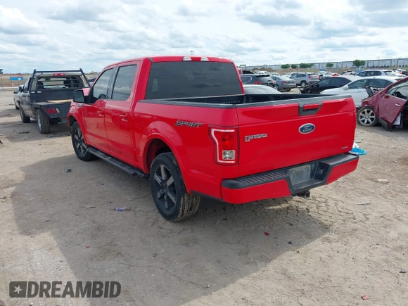 2016 Ford F-150 XL z VIN 1FTEW1CF4GKD17689, wystawiony jako IAAI lot #42225934 z przebiegiem 145 808 mil mil oraz . Historia ofert i sprzedaży dostępna na DreamBid. Obrazek 3.