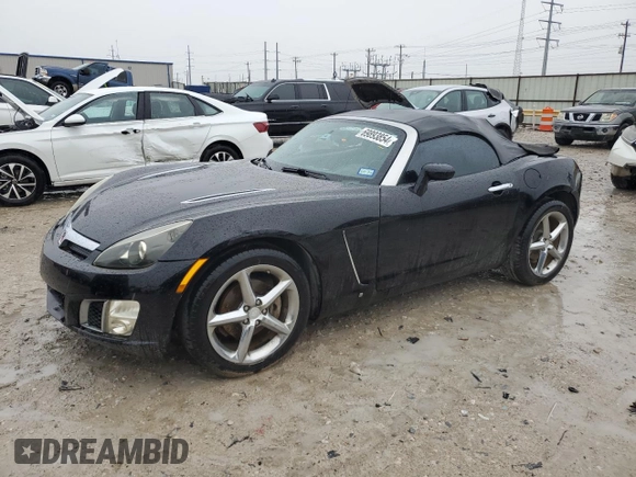 2009 Saturn Sky Red Line z VIN 1G8MG35X39Y106052, wystawiony jako Copart lot #69893854 z przebiegiem 124 937 mil mil oraz Szkody całkowita. Historia ofert i sprzedaży dostępna na DreamBid. Obrazek 1.