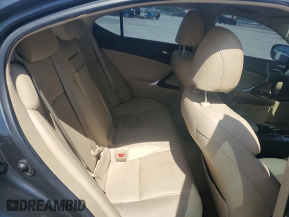2006 Lexus IS 250 z VIN JTHBK262562017654, wystawiony jako Copart lot #55557615 z przebiegiem 188 537 mil mil oraz Szkoda całkowita • Salvage title. Historia ofert i sprzedaży dostępna na DreamBid. Obrazek 10.