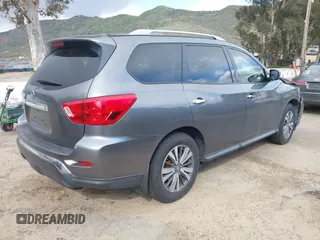 2017 Nissan Pathfinder S with VIN 5N1DR2MN3HC601112, listed as a IAAI auction lot 41949035 with 109,612 mi miles and . Bid and sale history available at DreamBid. Image 4.