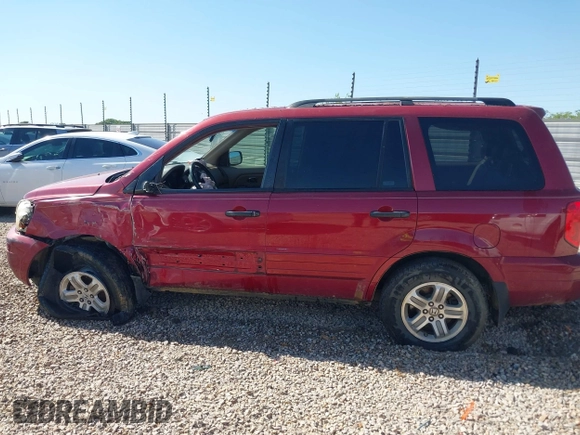 2005 Honda Pilot EX-L with VIN 5FNYF18505B022497, listed as a IAAI auction lot 41994385 with 199,143 mi miles. Bid and sale history available at carsss.com. Image 14.