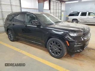 2023 Jeep Grand Cherokee Summit Reserve with VIN 1C4RJKEG3P8862582, listed as a Copart auction lot 54504345 with 9,763 mi miles and Salvage title. Bid and sale history available at DreamBid. Image 4.