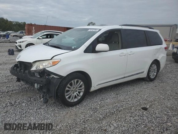 2011 Toyota Sienna XLE AAS with VIN 5TDYK3DC9BS120849, listed as a Copart auction lot 74142764 with 190,217 mi miles and Salvage Title. Bid and sale history available at carsss.com. Image 1.