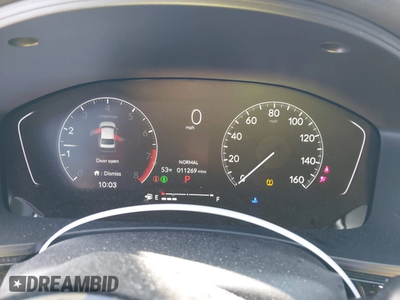 2024 Honda Civic Sport with VIN 2HGFE2F59RH542928, listed as a IAAI auction lot 41972106 with 11,269 mi miles and . Bid and sale history available at DreamBid. Image 7.