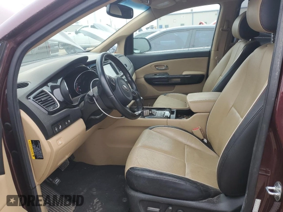 2015 Kia Sedona EX with VIN KNDMC5C13F6063903, listed as a Copart auction lot 44789095 with 108,378 mi miles and Salvage Title. Bid and sale history available at carsss.com. Image 7.