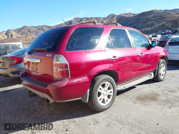 2004 Acura MDX Touring Pkg w/Navigation with VIN 2HNYD18874H519565, listed as a IAAI auction lot 41383264 with 140,095 mi miles. Bid and sale history available at carsss.com. Image 4.