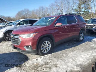 2019 Chevrolet Traverse LT Cloth with VIN 1GNEVGKW0KJ203170, listed as a Copart auction lot 43367475 with 107,308 mi miles and Salvage Title. Bid and sale history available at carsss.com. Image 1.