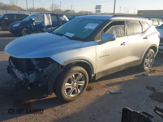 2020 Chevrolet Blazer LT with VIN 3GNKBCR44LS615357, listed as a IAAI auction lot 41757533 with 112,502 mi miles and . Bid and sale history available at DreamBid. Image 2.
