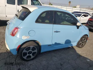 2015 FIAT 500e with VIN 3C3CFFGE7FT507347, listed as a Copart auction lot 83441424 with 70,988 mi miles and Clean Title. Bid and sale history available at carsss.com. Image 3.