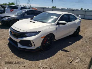 2019 Honda Civic Type R Touring z VIN SHHFK8G72KU204971, wystawiony jako Copart lot #57691534 z przebiegiem 37 486 mil mil oraz Szkoda całkowita • Salvage title. Historia ofert i sprzedaży dostępna na DreamBid. Obrazek 1.