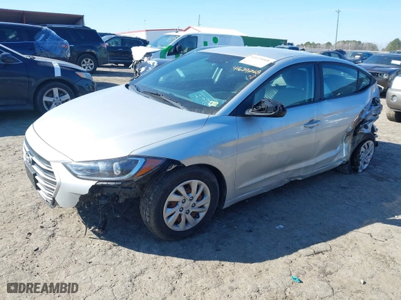 2018 Hyundai Elantra SE with VIN 5NPD74LF7JH278256, listed as a IAAI auction lot 41629068 with 32,010 mi miles. Bid and sale history available at carsss.com. Image 17.