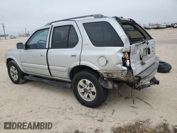 2000 Isuzu Rodeo S with VIN 4S2CK58W8Y4351180, listed as a Copart auction lot 44648595 with 375,829 mi miles and Salvage title. Bid and sale history available at DreamBid. Image 2.