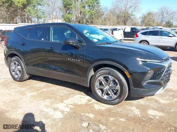 2023 Chevrolet Blazer LT with VIN 3GNKBCR40PS173800, listed as a IAAI auction lot 41712324 with 60,557 mi miles. Bid and sale history available at carsss.com. Image 1.