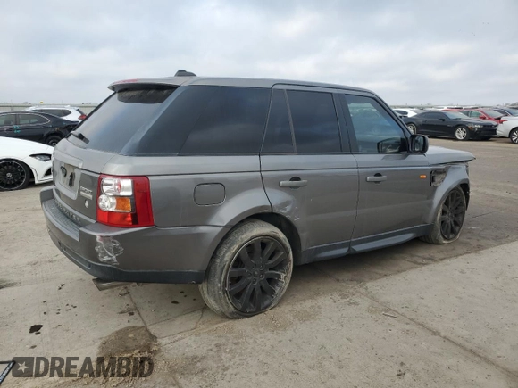 2008 Land Rover Range Rover Sport SC with VIN SALSH23498A173428, listed as a Copart auction lot 44232315 with 201,272 mi miles and Salvage Title. Bid and sale history available at carsss.com. Image 3.