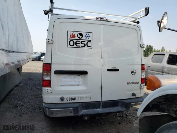 2018 Nissan NV SV with VIN 1N6AF0KY8KN802286, listed as a Copart auction lot 65034264 with 0 mi miles and Salvage Title. Bid and sale history available at carsss.com. Image 6.