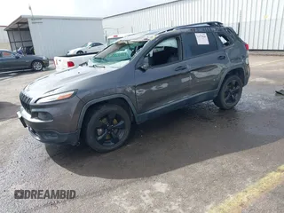 2017 Jeep Cherokee Sport with VIN 1C4PJLAB8HW527354, listed as a IAAI auction lot 41578066 with 124,339 mi miles. Bid and sale history available at carsss.com. Image 17.