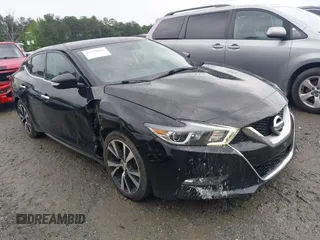 2018 Nissan Maxima SV with VIN 1N4AA6AP6JC389555, listed as a IAAI auction lot 42359462 with 125,215 mi miles and . Bid and sale history available at DreamBid. Image 1.