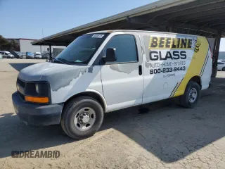 2011 Chevrolet Express Cargo with VIN 1GCWGFBA5B1173914, listed as a Copart auction lot 55336725 with 198,702 mi miles and Clean Title. Bid and sale history available at carsss.com. Image 1.