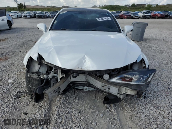 2012 Lexus IS 250 with VIN JTHBF5C27C2103103, listed as a Copart auction lot 61854135 with 170,924 mi miles and Salvage title. Bid and sale history available at DreamBid. Image 5.