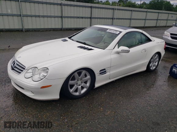 2003 Mercedes-Benz SL 500 z VIN WDBSK75F03F033637, wystawiony jako Copart lot #55441235 z przebiegiem Nie podano mil oraz Szkoda całkowita • Salvage title. Historia ofert i sprzedaży dostępna na DreamBid. Obrazek 1.