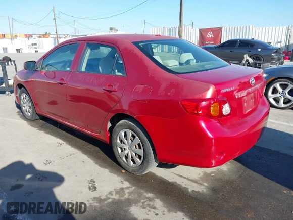 2009 Toyota Corolla with VIN JTDBL40E199074474, listed as a IAAI auction lot 41869413 with 264,873 mi miles. Bid and sale history available at carsss.com. Image 3.